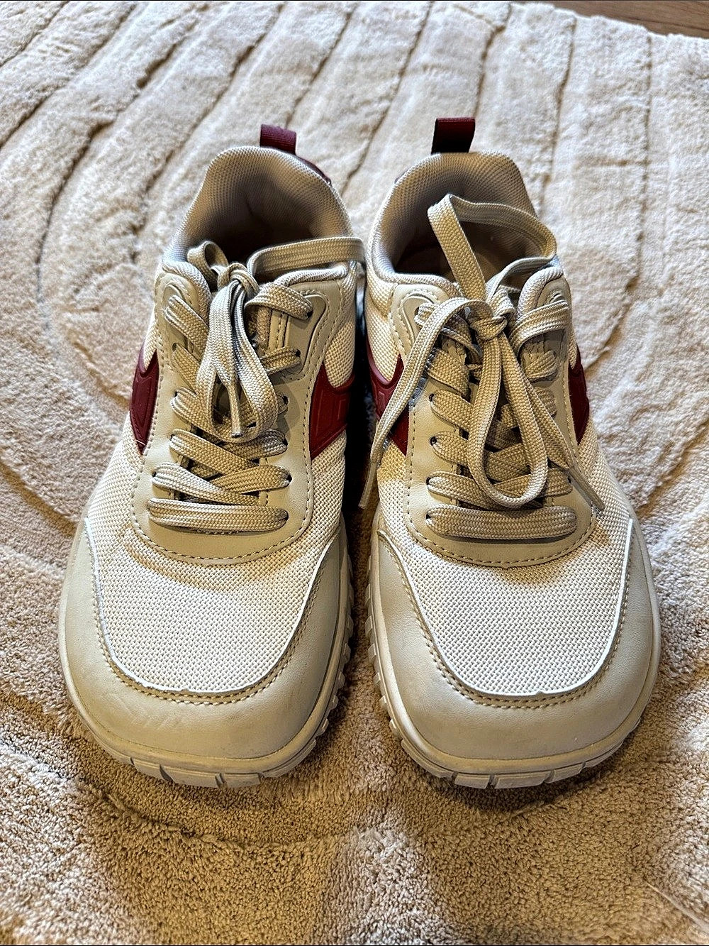 HOBIBEAR Sneakers Cream & Red